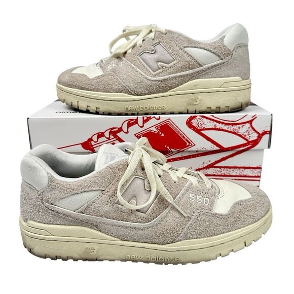 New Balance 550 Aime Leon Dore Grey Suede Men's Size 10 BB550AC1 - Picture 1 of 8